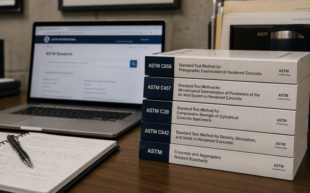 ASTM Standards for Concrete Investigation & Testing